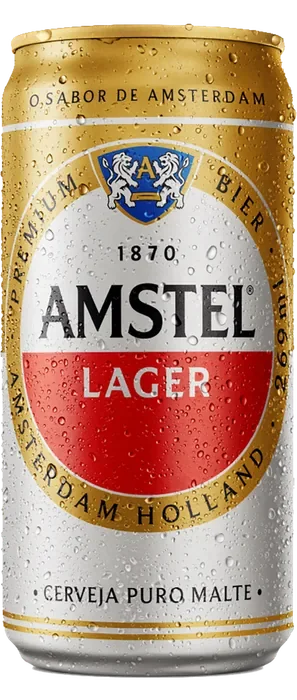 Amstel Lager — Lata 269 ml C/12 — Descartável