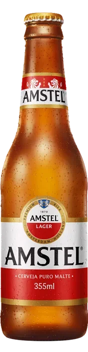 Amstel Lager — Long neck 355 ml C/2x6 — Descartável