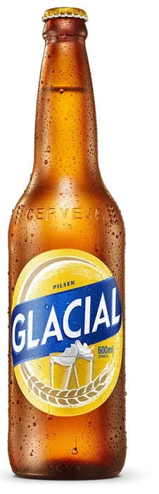 Glacial Pilsen — Garrafa 600 ml C/24 — Retornável