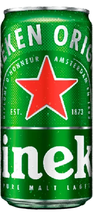 Heineken Original — Lata 269 ml C/8 — Descartável