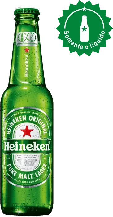 Heineken Original — Long neck 330 ml C/4x6 — Reposição