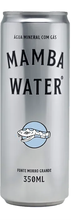 Mamba Water com gás — Lata 350 ml C/4x6 — Descartável